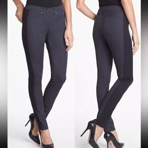 Eileen Fisher‎ Tuxedo Stripe Pants Gray Sz S